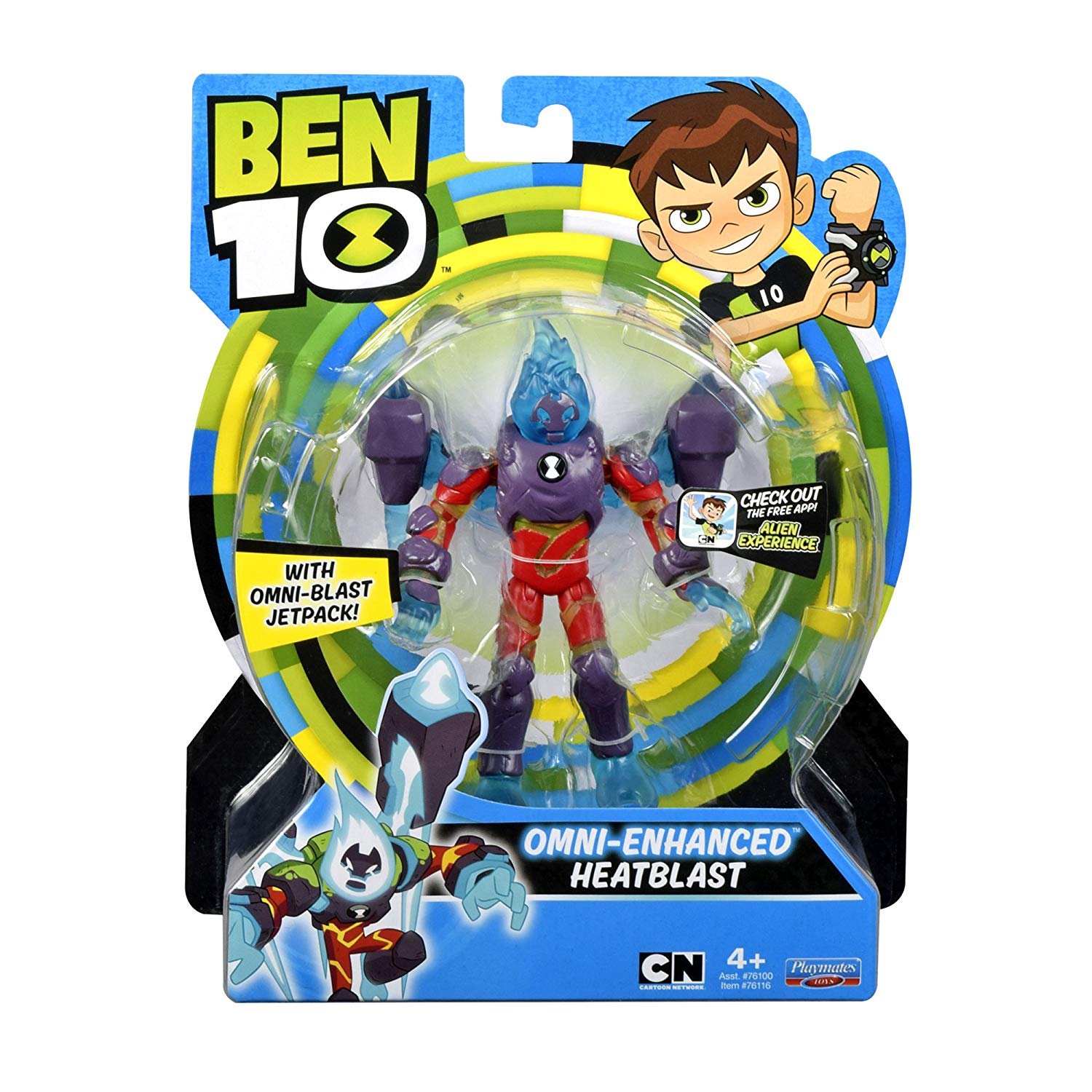 Фигурка Ben 10 – Человек-огонь. Омни-усиленный  